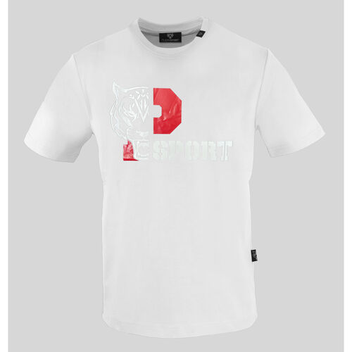 Textil Homem T-Shirt mangas curtas Castiçais e Porta-Velasort - tips410 Branco