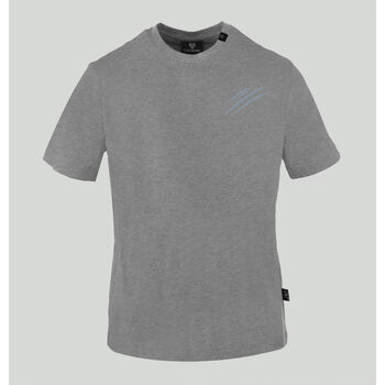 Textil Homem T-Shirt mangas curtas Roupas de noite - tips408 Cinza