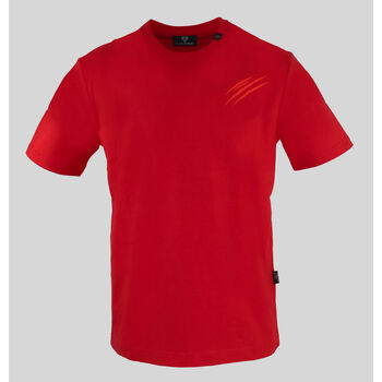 Textil Homem T-Shirt mangas curtas Capas de Almofada - tips408 Vermelho