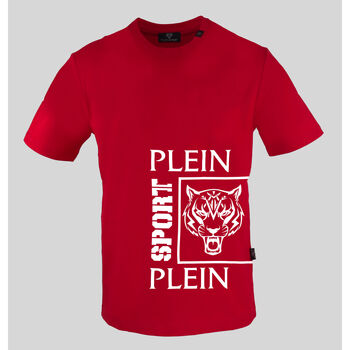 Textil Homem T-Shirt mangas curtas Philipp Plein Sport - tips406 Vermelho