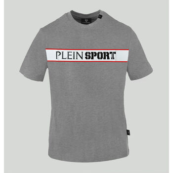 Textil Homem T-Shirt mangas curtas Philipp Plein Sport - tips405 Cinza