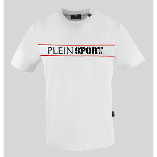Textil Homem T-Shirt mangas curtas Philipp Plein Sport - tips405 Branco