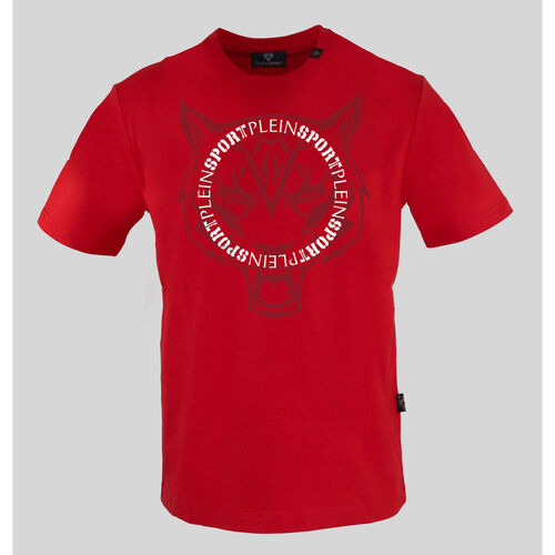 Textil Homem T-Shirt mangas curtas Roupas de noite - tips402 Vermelho