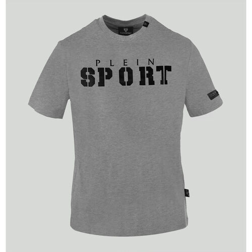 Textil Homem T-Shirt mangas curtas Philipp Plein Sport - tips400 Cinza