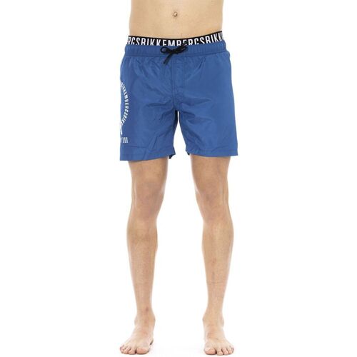 Textil Homem Shorts / Bermudas Bikkembergs - bkk1mbm07 Azul