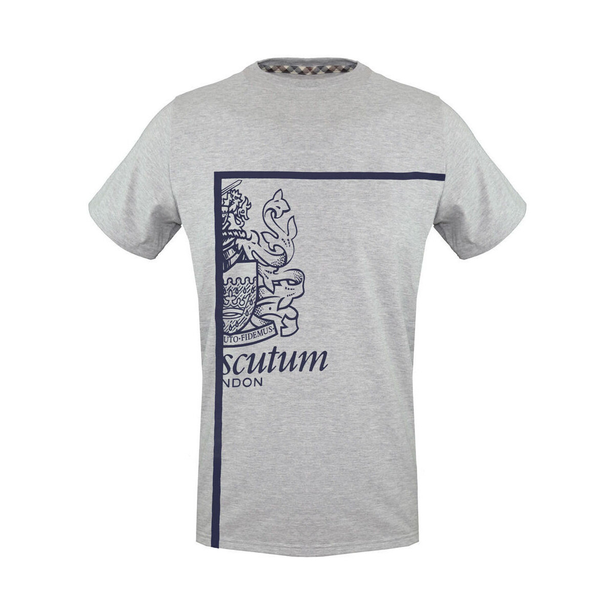 Textil Homem T-Shirt mangas curtas Aquascutum - tsia127 Cinza