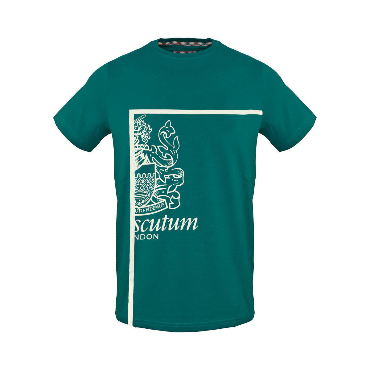 Textil Homem T-Shirt mangas curtas Aquascutum tsia127 32 green Verde