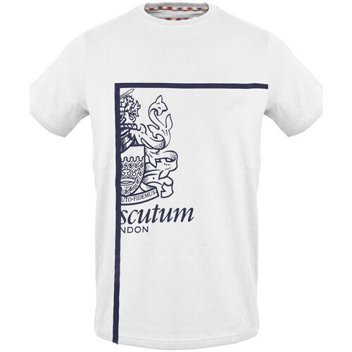Textil Homem T-Shirt mangas curtas Aquascutum - tsia127 Branco