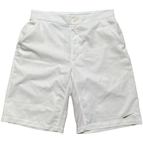 Textil Homem Shorts / Bermudas Nike camp 381367 Branco