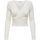 Textil Mulher camisolas Only 15310652 HONOR-BRIGHT WHITE Branco