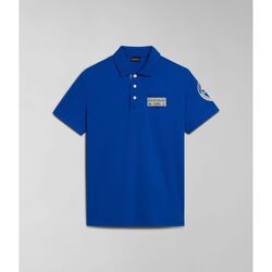Textil Homem T-shirts e Pólos Napapijri E-AMUNDSEN NP0A4H6A-B2L BLUE LAPIS Azul