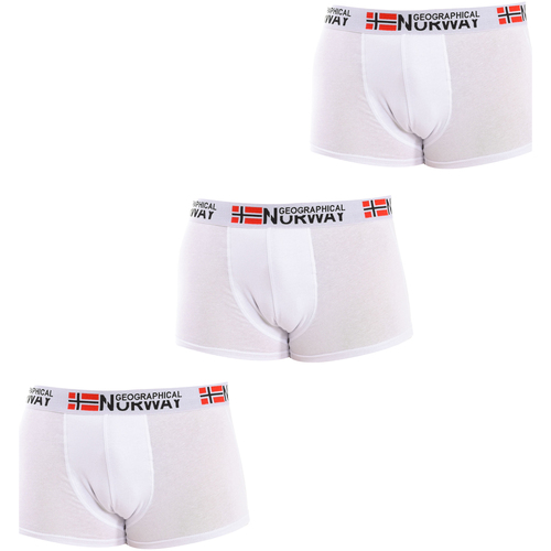 Outono / Inverno Homem Boxer Geographical Norway GN1000-001 Branco