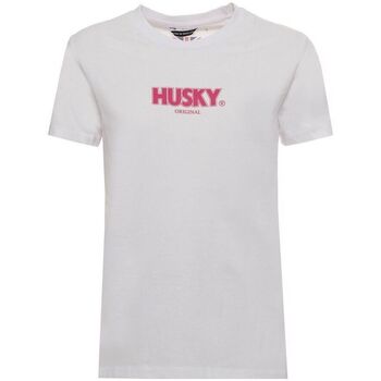 Textil Mulher T-Shirt mangas curtas Husky - hs23bedtc35co296-sophia Branco