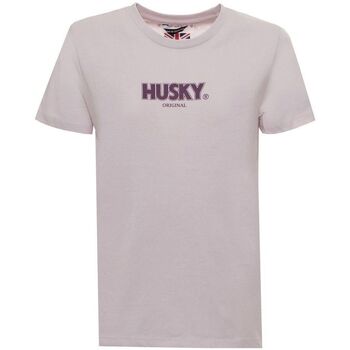 Textil Mulher T-Shirt mangas curtas Husky hs23bedtc35co296 sophia-c445 pink Rosa