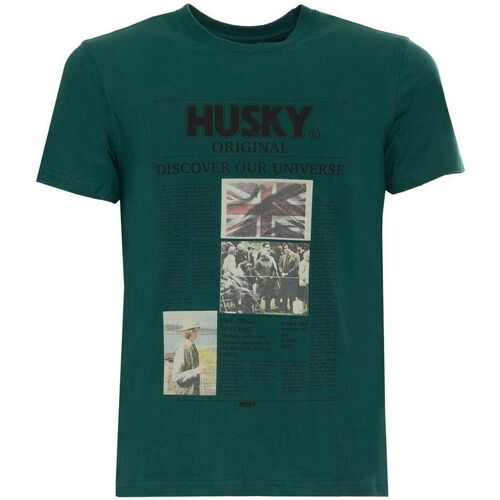 Textil Homem T-Shirt mangas curtas Husky - hs23beutc35co196-tyler Verde