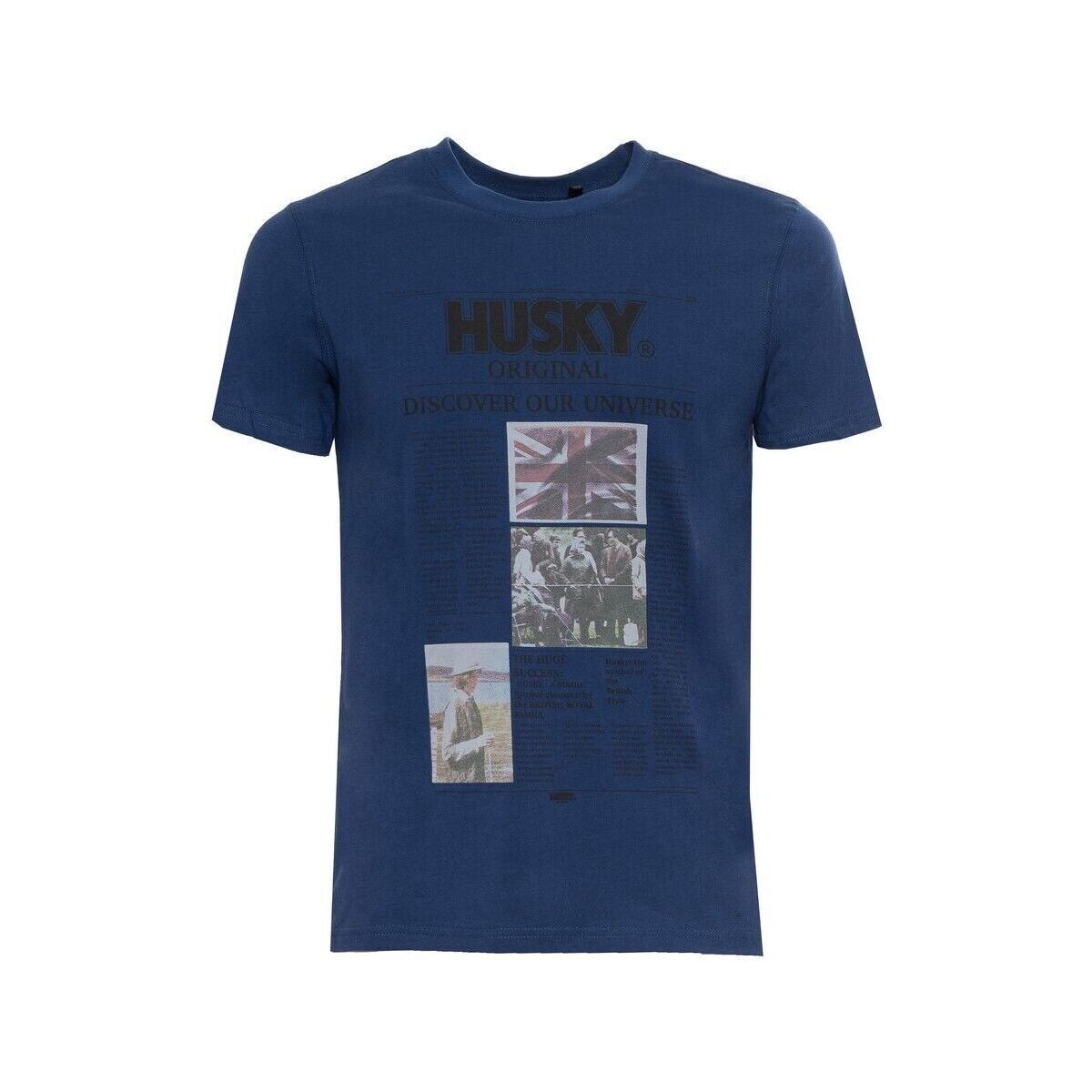 Textil Homem T-Shirt mangas curtas Husky - hs23beutc35co196-tyler Azul