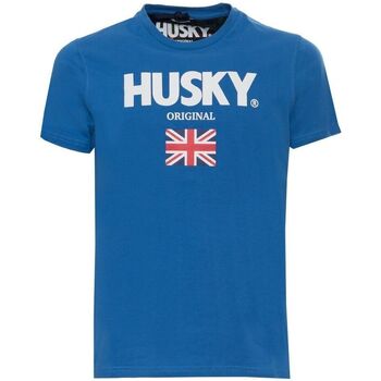 Textil Homem T-Shirt mangas curtas Husky - hs23beutc35co177-john Azul