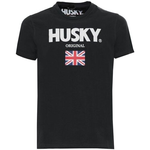Textil Homem T-Shirt mangas curtas Husky - hs23beutc35co177-john Preto