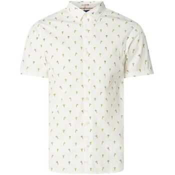 Textil Homem Camisas mangas comprida Ams Blauw Simple Harrington 155249 1 White Branco