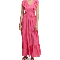Textil Mulher Vestidos compridos Scotch & Soda - 166650 Rosa