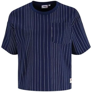 Textil Mulher T-Shirt mangas curtas masculino Fila - faw0420 Azul