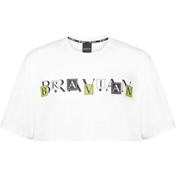 Textil Homem T-Shirt mangas curtas Brvn Bravian Branco