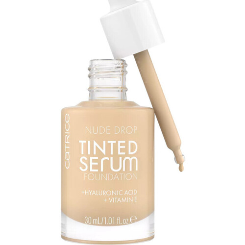 beleza Mulher Base rosto Catrice Nude Drop Tinted Serum Foundation - 004N Bege
