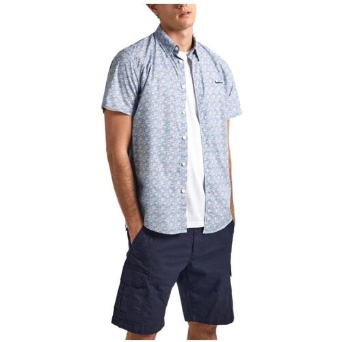 Textil Homem Camisas mangas comprida Pepe jeans  Branco