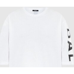 Textil Homem T-Shirt mangas curtas Balmain XH1EH015 BB15 Branco