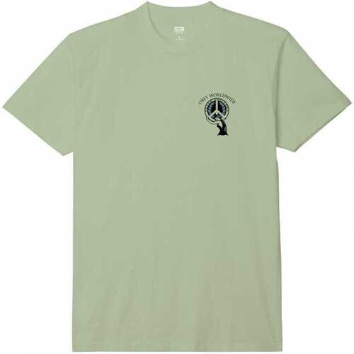 Textil Homem T-shirts e Pólos Obey peace delivery Verde