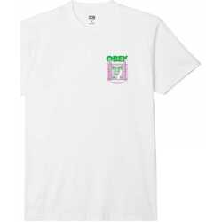 Textil Homem T-shirts e Pólos Obey chain link fence icon Branco