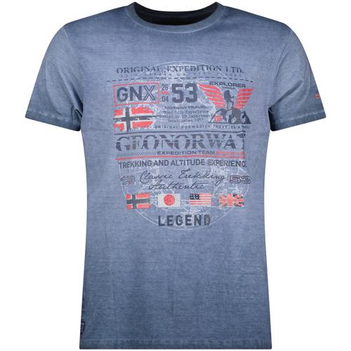Textil Homem T-Shirt mangas curtas Geo Norway SW1562HGNO-NAVY Azul