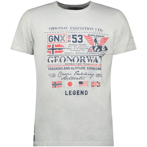 Textil Homem T-Shirt mangas curtas Geo Norway SW1562HGNO-LIGHT GREY Cinza