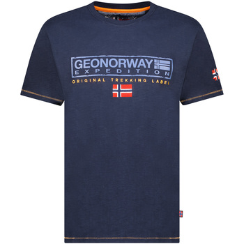 Textil Homem T-Shirt mangas curtas Geo Norway SY1311HGN-Navy Marinho