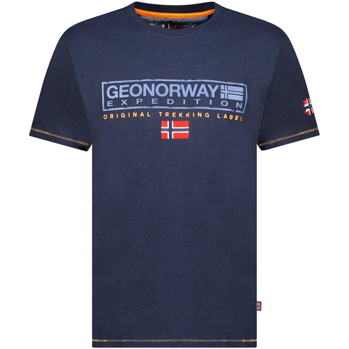 Textil Homem T-Shirt mangas curtas Geo Norway SY1311HGN-Navy Marinho