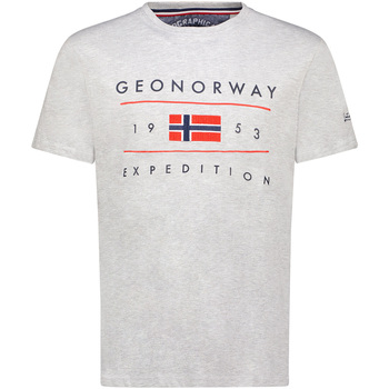 Textil Homem T-Shirt mangas curtas Geo Norway SY1355HGN-Blended Grey Cinza