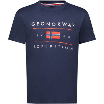 Textil Homem T-Shirt mangas curtas Geo Norway SY1355HGN-Navy Marinho