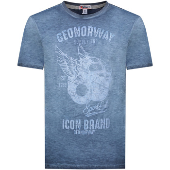 Textil Homem T-Shirt mangas curtas Geo Norway SY1360HGN-Navy Azul