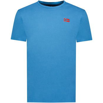 Textil Homem T-Shirt mangas curtas Geographical Norway SY1363HGN-Blue Azul
