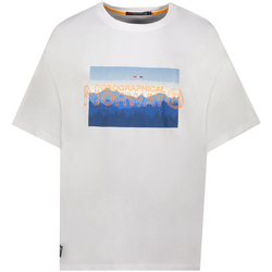 Textil Homem T-Shirt mangas curtas Geographical Norway SY1369HGN-White Branco