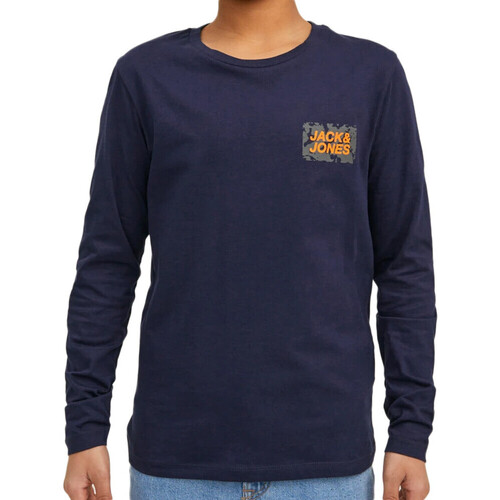 Textil Rapaz T-shirts e Pólos Jack & Jones  Azul