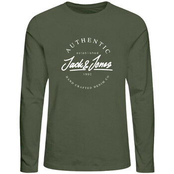 Textil Rapaz T-shirts e Pólos Jack & Jones  Verde