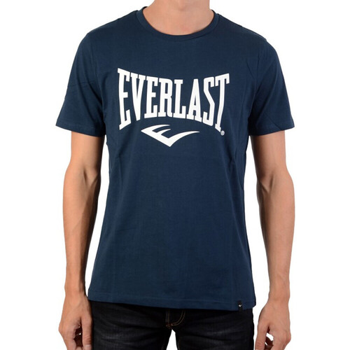 Textil Homem Love Moschino Różowy T-shirt z nadrukiem logo na całej powierzchni Everlast  Azul