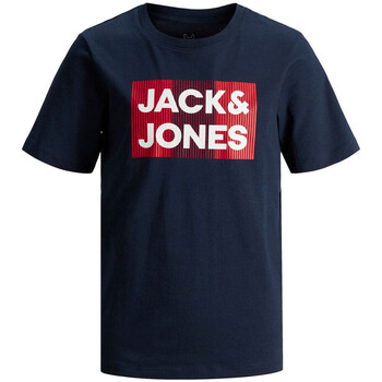 Textil Rapaz T-Shirt mangas curtas Jack & Jones  Azul