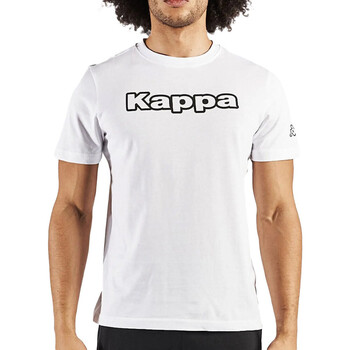 Textil Homem grandes clubes de futebol Kappa  Branco