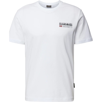 Textil Homem T-Shirt mangas curtas Napapijri 236330 Branco