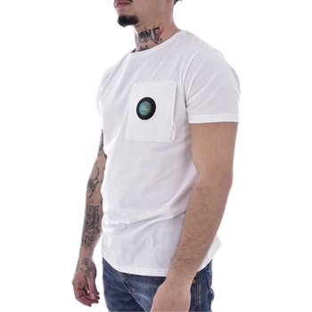 Textil Homem T-Shirt mangas curtas Just Emporio JE-MOTIM-01 Branco