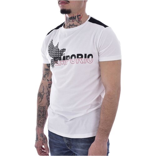 Textil Homem T-Shirt mangas curtas Just Emporio JE-MOJIM-01 Branco