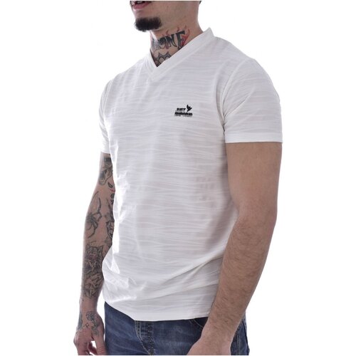 Textil Homem T-Shirt mangas curtas Just Emporio JE-MOZIM-01 Branco