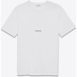 Textil Homem T-Shirt mangas curtas Yves Saint Laurent BMK464572 YB2DQ Branco